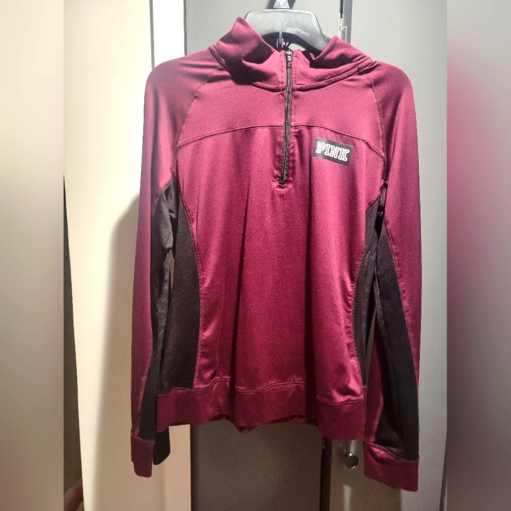 Victoria Secret PINK Half Zip Track Jacket